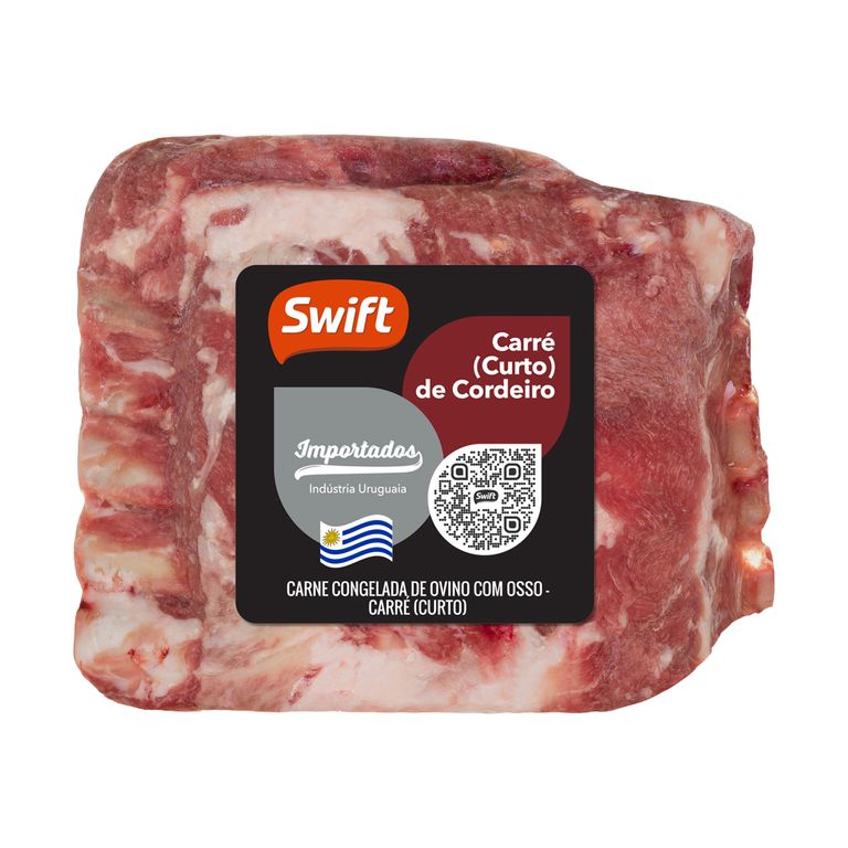 CARRÉ CURTO DE CORDEIRO SWIFT DE 0,4KG A 0,9 KG