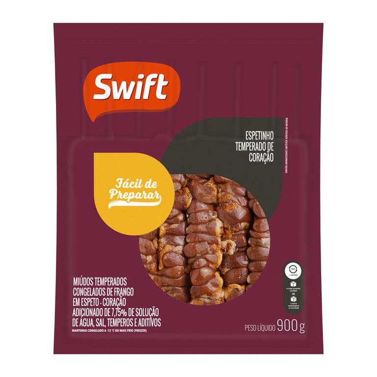 ESPETINHO DE CORAÇÃO SWIFT 900G