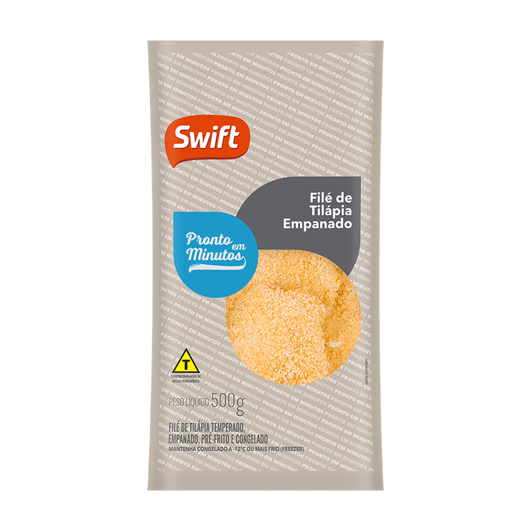 FILÉ DE TILÁPIA EMPANADO SWIFT 500G