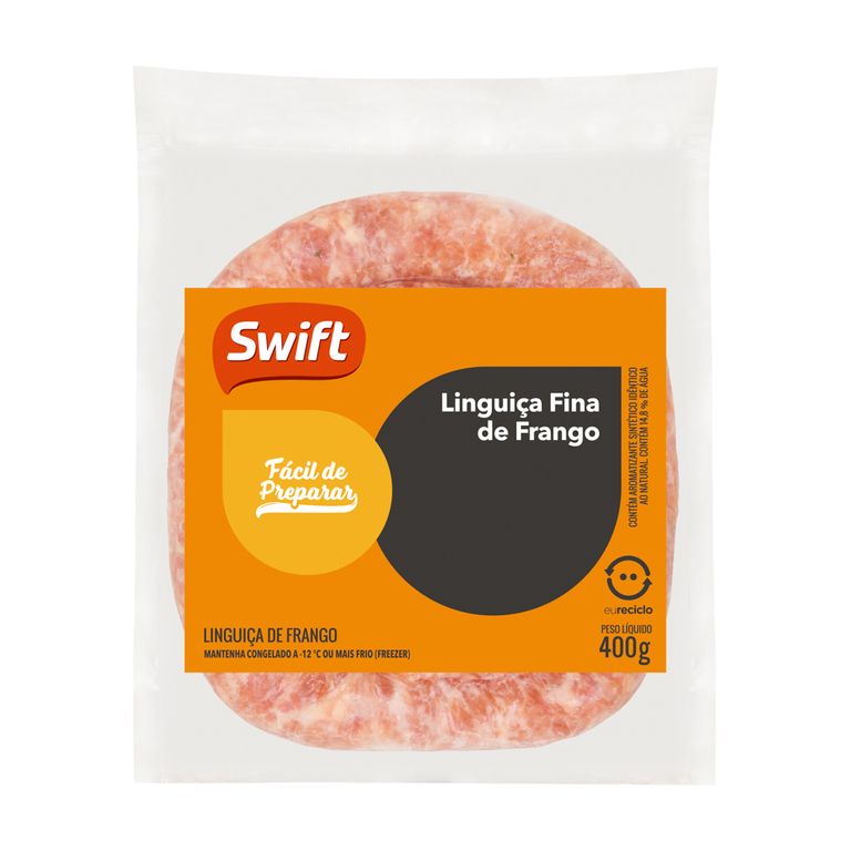 LINGUIÇA DE FRANGO FINA SWIFT 400G